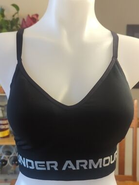 Share Under Armour Women's L- Athletic Sports Bra Strappy Racerback Compression